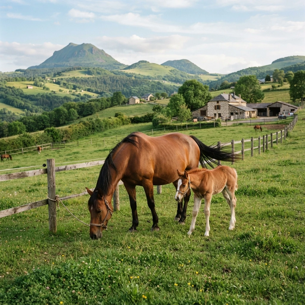 Élevage de chevaux au LFM Farm, Salettes