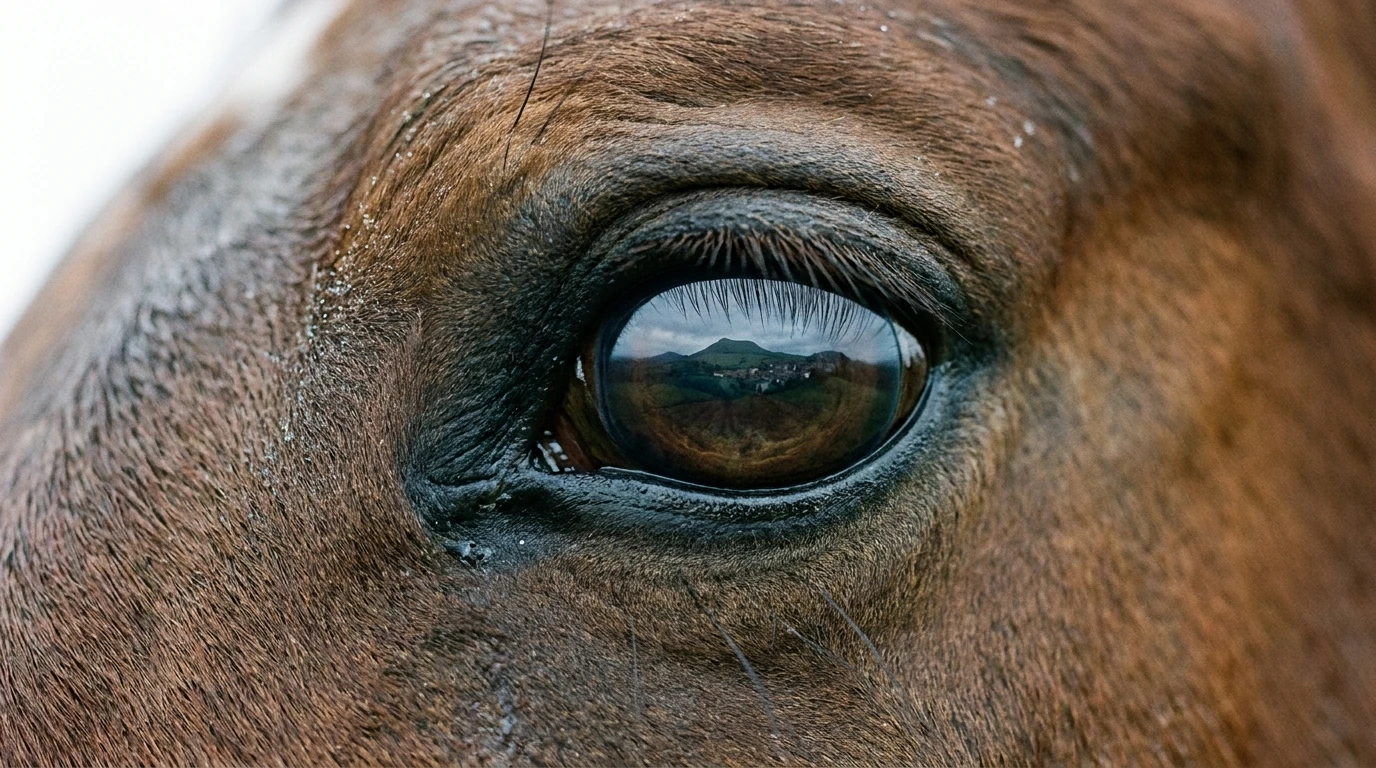 Un regard de cheval au LFM Farm, Salettes